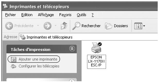 EPSON LX-1170 II - Sous Windows XP ou 2000 - 1