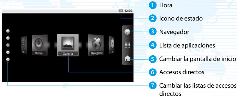 EPSON MOVERIO BT-100 - Iconos de la pantalla de inicio - 1