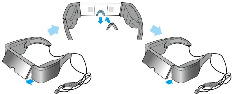 EPSON MOVERIO BT-100 - Coloque o disposativo e faça ajustes para que consiga ver ocrire inteiro. - 4