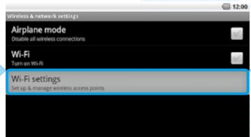 EPSON MOVERIO BT-100 - Enable wireless LAN, and then search for available networks. - 2