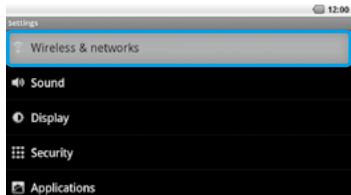 EPSON MOVERIO BT-100 - Enable wireless LAN, and then search for available networks. - 1