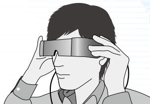 EPSON MOVERIO BT-100 - Póngase las gafas-proyector y ajustelas de forma que pueda ver toda la pantalla. - 2