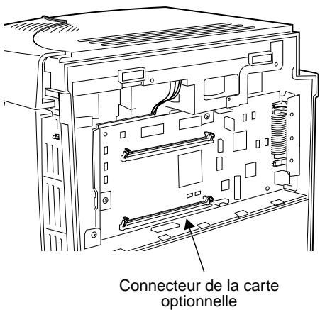 Connecteur de la carte optionnelle