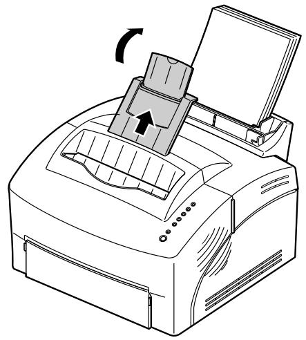EPSON OPTRA E310 - Faites glisser les guide-papier et ajustez-les sur les bords du support. - 1