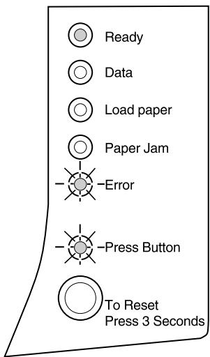 EPSON OPTRA E310 - Cycle de nettoyage du moteur - 1