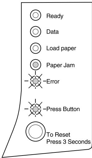 EPSON OPTRA E310 - Mode de dépistage hexadécimal - 1