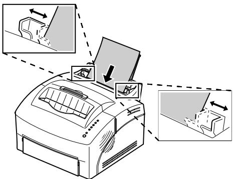 EPSON OPTRA E310 - Chargement du papier et d'autres supports dans le chargeur manuel - 2