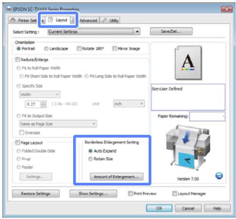 EPSON SC-T7000 - Configuration des paramètres dans Windows - 3