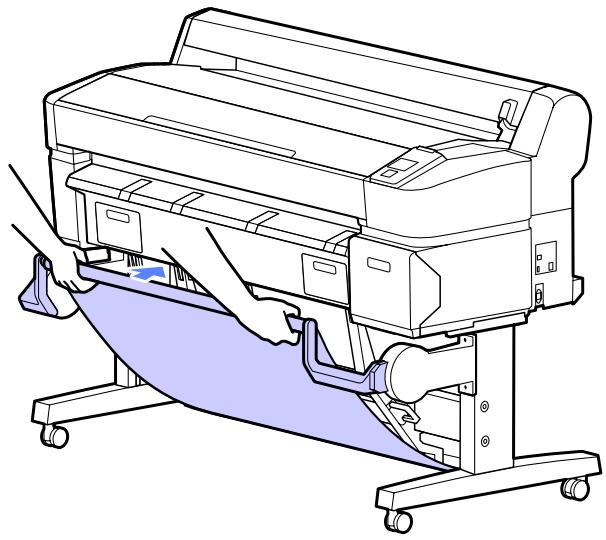 EPSON SC-T7000 - Fermeture du panier de sortie - 1