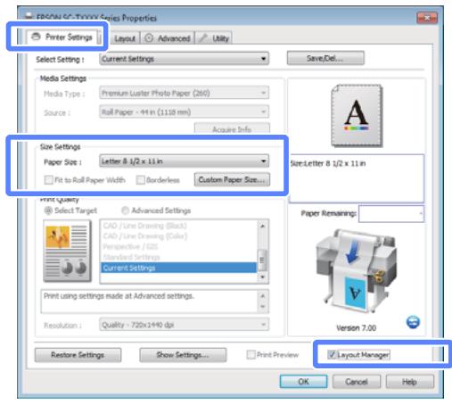 EPSON SC-T7000 - Configuration des procédures pour l'impression - 1