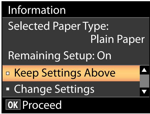 EPSON SC-T7000 - Consultation et modification des paramètres de support d'impression - 1