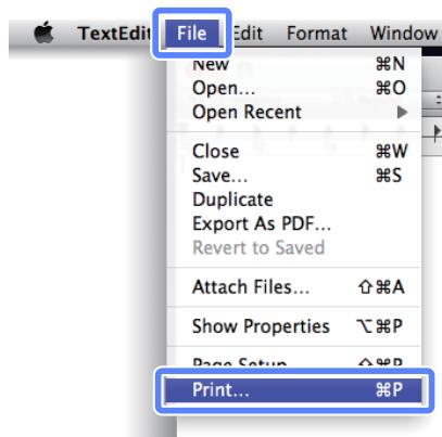 EPSON SURECOLOR SC-T5000 - Méthodes d'impression de base (Mac OS X) - 3