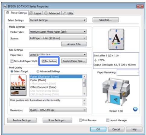 EPSON SURECOLOR SC-T5000 - Configuration des paramètres dans Windows - 2