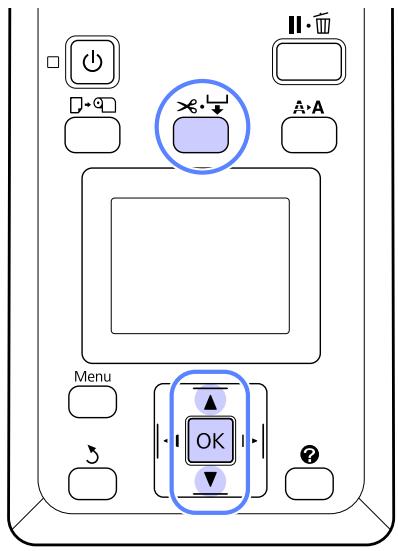 EPSON SURECOLOR SC-T5000 - Méthode de coupe manuelle - 1