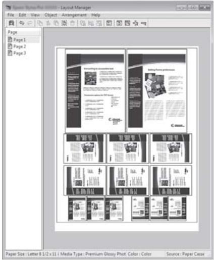 EPSON SURECOLOR SC-T5000 - Impression de plusieurs documents (Gestionnaire de disposition) (Windows uniquement) - 7