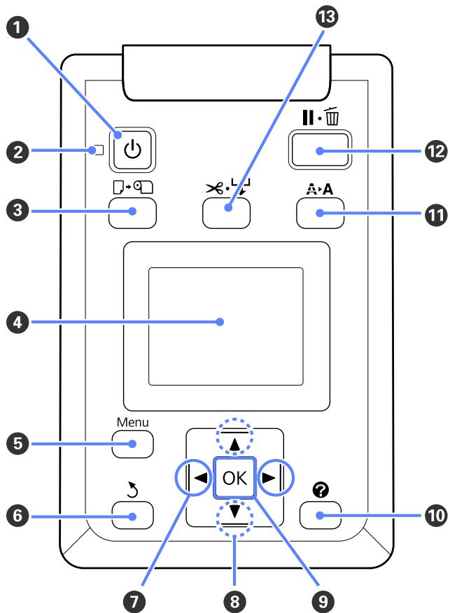 EPSON SURECOLOR SC-T5000 - Panneau de contrôle - 1