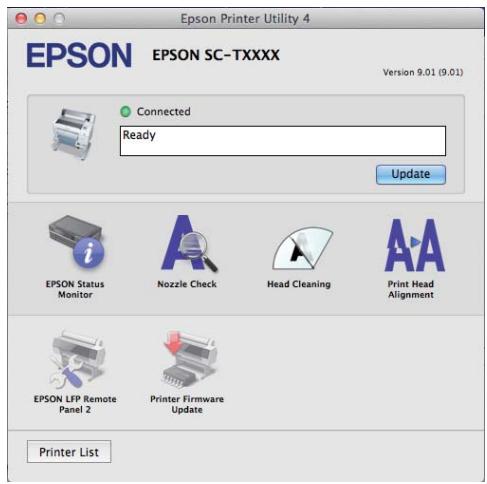 EPSON SURECOLOR SC-T5000 - Fonctions de Epson Printer Utility 4 - 1