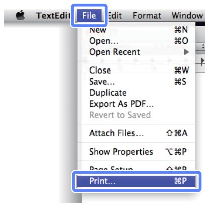 EPSON SURECOLOR SC-T7000 - Méthodes d'impression de base (Mac OS X) - 3
