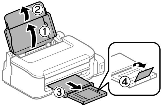 EPSON WORKFORCE M105 - Chargement de papier et d'enveloppes - 1