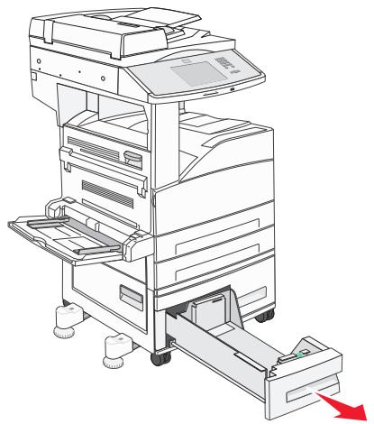 EPSON X862DE - Loading the 2,000-sheet dual input trays - 1