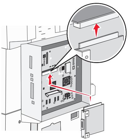 EPSON X862DE - Installing an internal print server or port interface card - 3