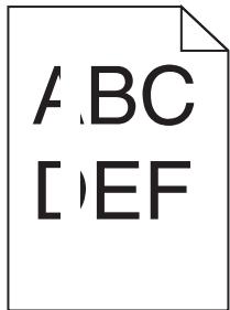 EPSON X862DE - Solid black or white streaks appear on transparencies or paper - 2