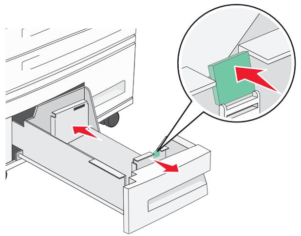 Diagram of a device with red arrows indicating movement or force, showing internal components and a magnified inset (no text or symbols).