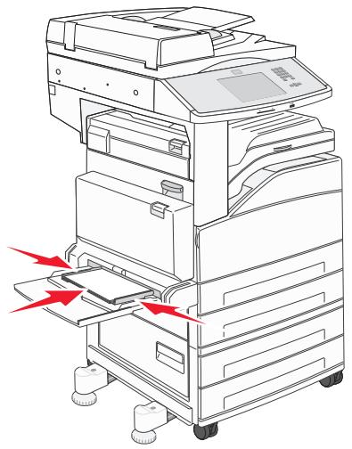 Illustration of a printer with red arrows indicating compression or disassembly process (no text or symbols present).