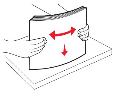Illustration of two hands holding a curved sheet with bidirectional arrows indicating movement (no text or symbols).