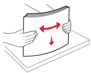 Illustration of hands holding a curved document with bidirectional arrows indicating movement (no text or symbols).