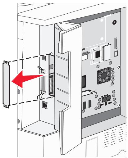 Diagram of a computer tower internal structure showing CPU socket, drive bays, and fan components (no text or labels)