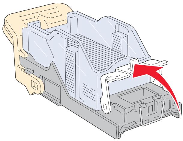 3D diagram of a mechanical device interior with highlighted internal structure and red arrow indicating motion (no text or symbols)