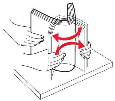 Illustration of hands manipulating a curved object with red arrows indicating rotation or force (no text or symbols).