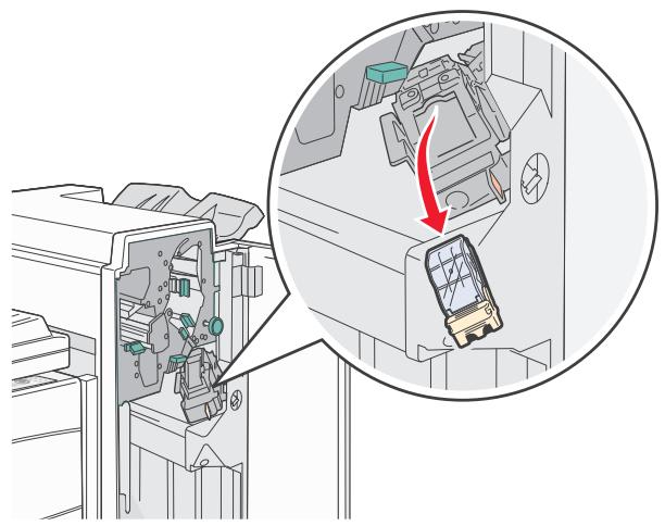 Technical diagram of a mechanical device with an inset showing a close-up view of internal components (no text or symbols present)