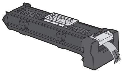 3D rendering of a mechanical component with internal slots and a paper clip (no text or symbols visible).