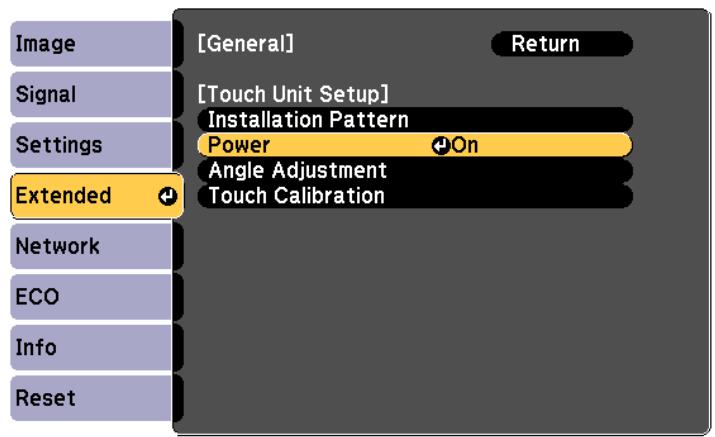 EPSON EB-1420WI - Set Power to On - 1