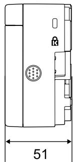 EPSON EB-1420WI - Touch Unit (external dimensions/weight) - 2