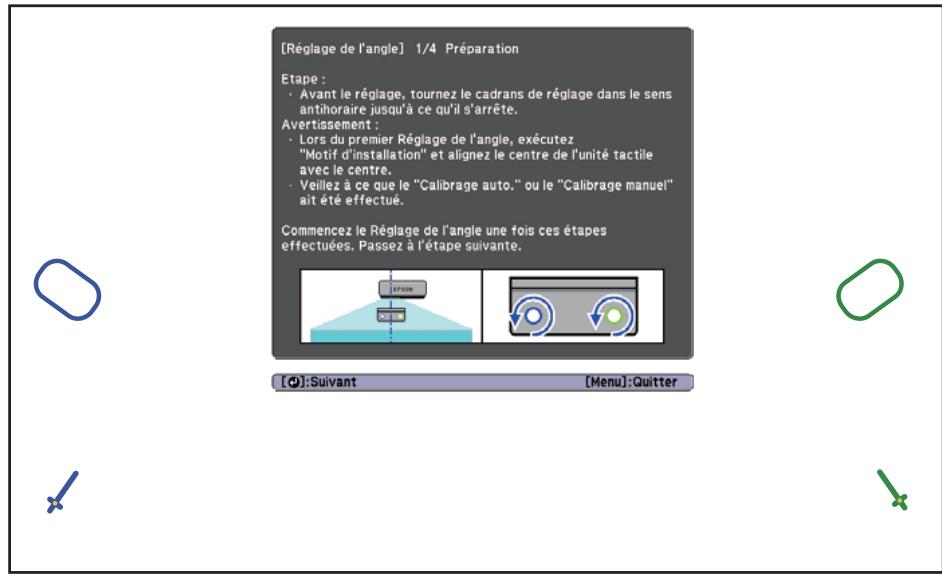 EPSON EB-1420WI - Sélectionnez Réglage de l'angle - 2