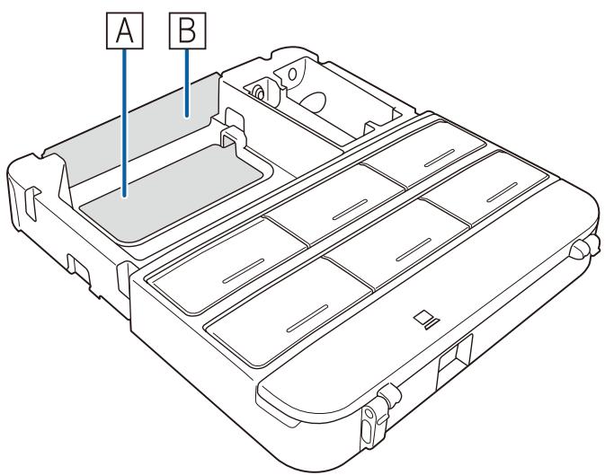 EPSON EB-1420WI - Cable routing holes - 1