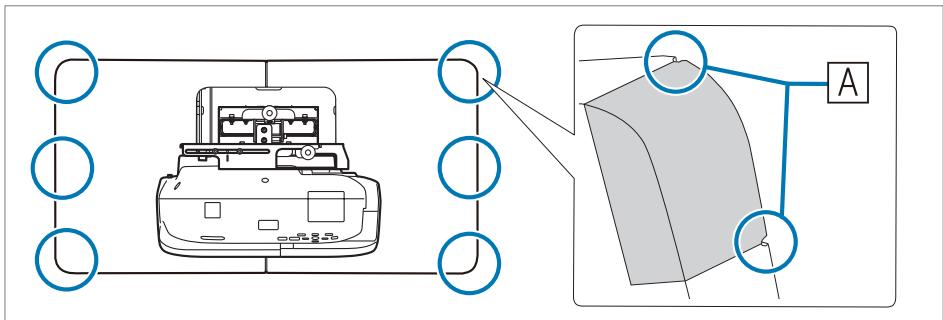 EPSON EB-1420WI - Fixation des caches - 4