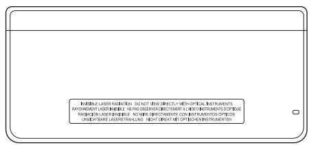 EPSON EB-1420WI - Attached labels - 1