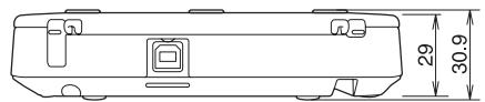 EPSON EB-1420WI - Control Pad (external dimensions/weight) - 2