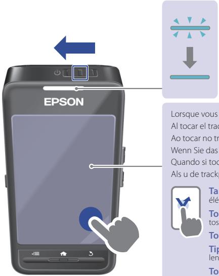 EPSON MOVERIO BT-200 - Allumer l'appareil / Encender el producto / Ligar / Einschalten / Accensione / Aanzetten - 1