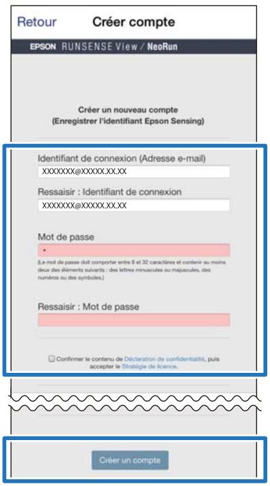 EPSON RUNSENSE SF-310 - Créez un compte. - 1