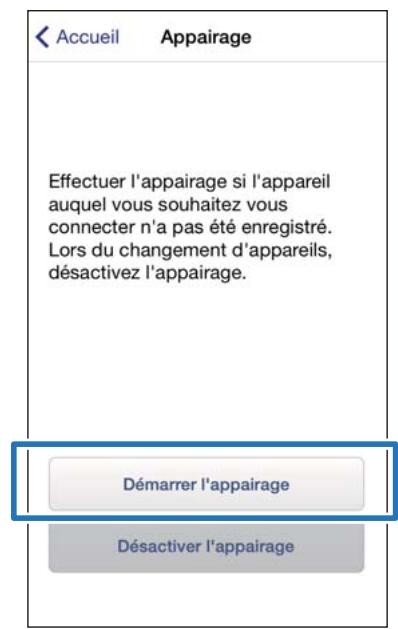 EPSON RUNSENSE SF-510 - Appairez l'appareil runsense avec votre iphone - 3