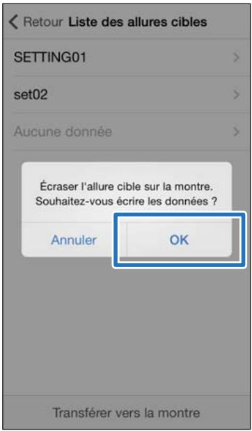 EPSON RUNSENSE SF-510 - Appuyez sur OK. - 1