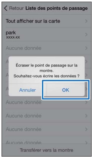 EPSON RUNSENSE SF-710 - Appuyez sur OK. - 1