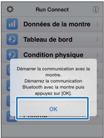 EPSON RUNSENSE SF-710 - Appuyez sur OK sur l'iphone. - 1