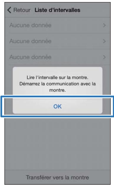 EPSON RUNSENSE SF-710 - Appuyez sur OK sur l'iphone. - 1