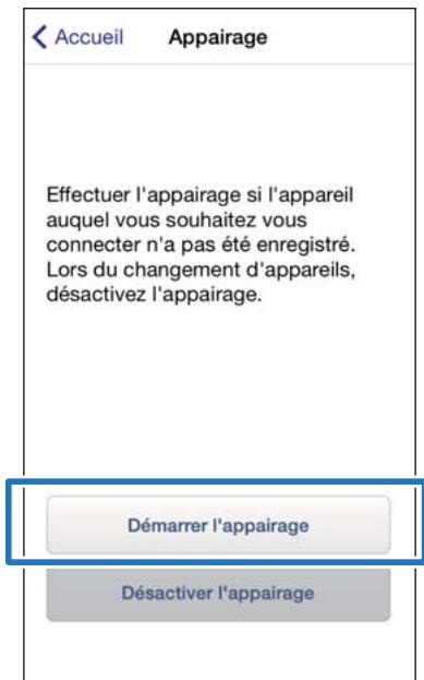 EPSON RUNSENSE SF-710 - Appairez l'appareil runsense avec votre iphone - 3